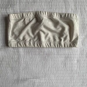 Boohoo Women’s Cream Tube Top - bandeau Strapless